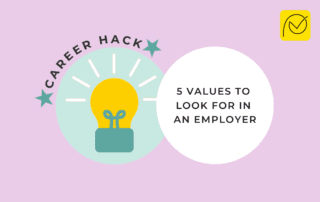 5 Values to look for in an employer