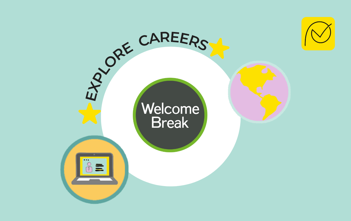 Explore Careers Placed Blog Banner with Welcome Break Logo